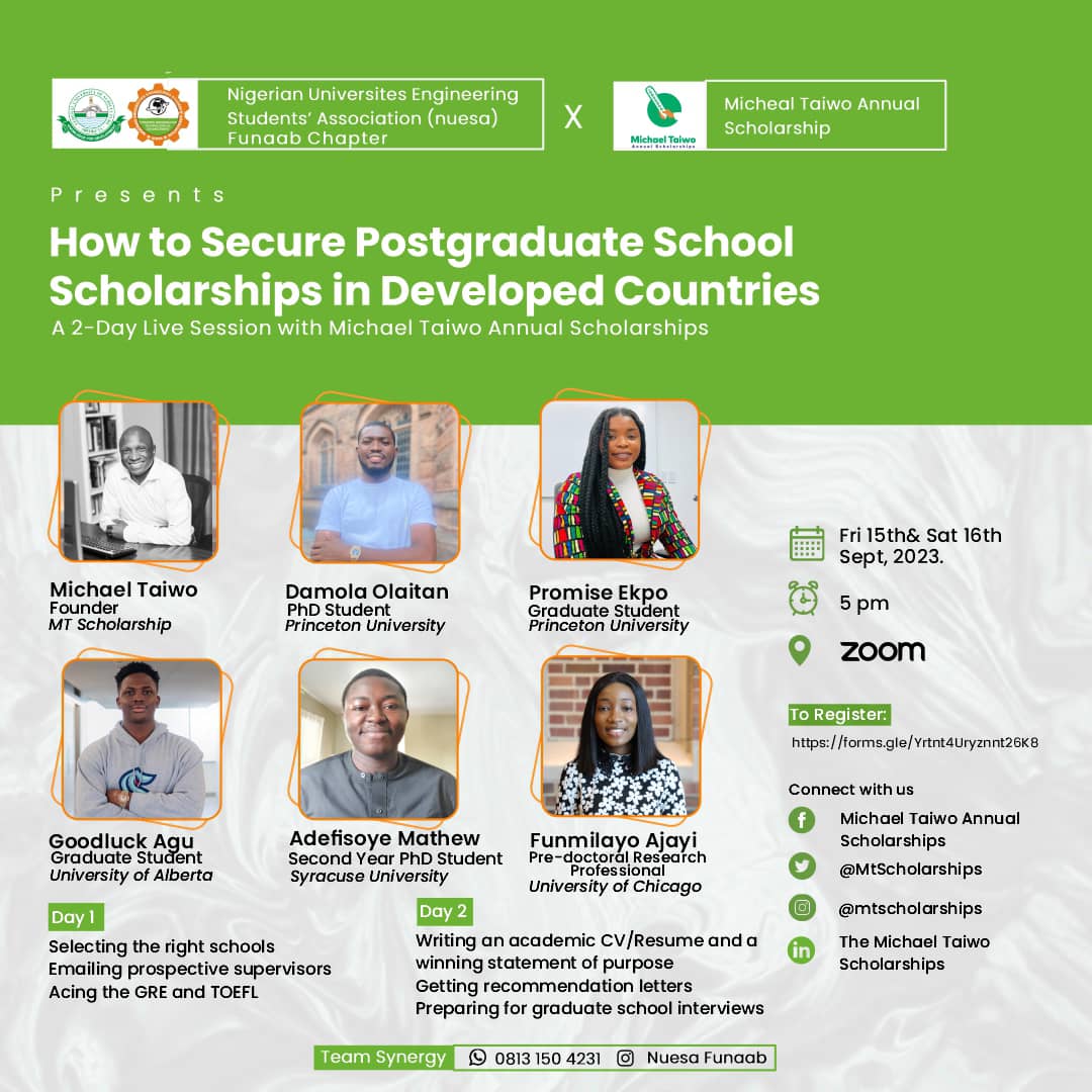 Securing Postgraduate Scholarships in Developed Countries!